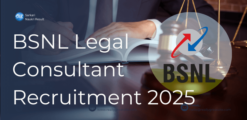 BSNL Recruitment 2025 Secure Legal Career 1 BSNL Recruitment 2025