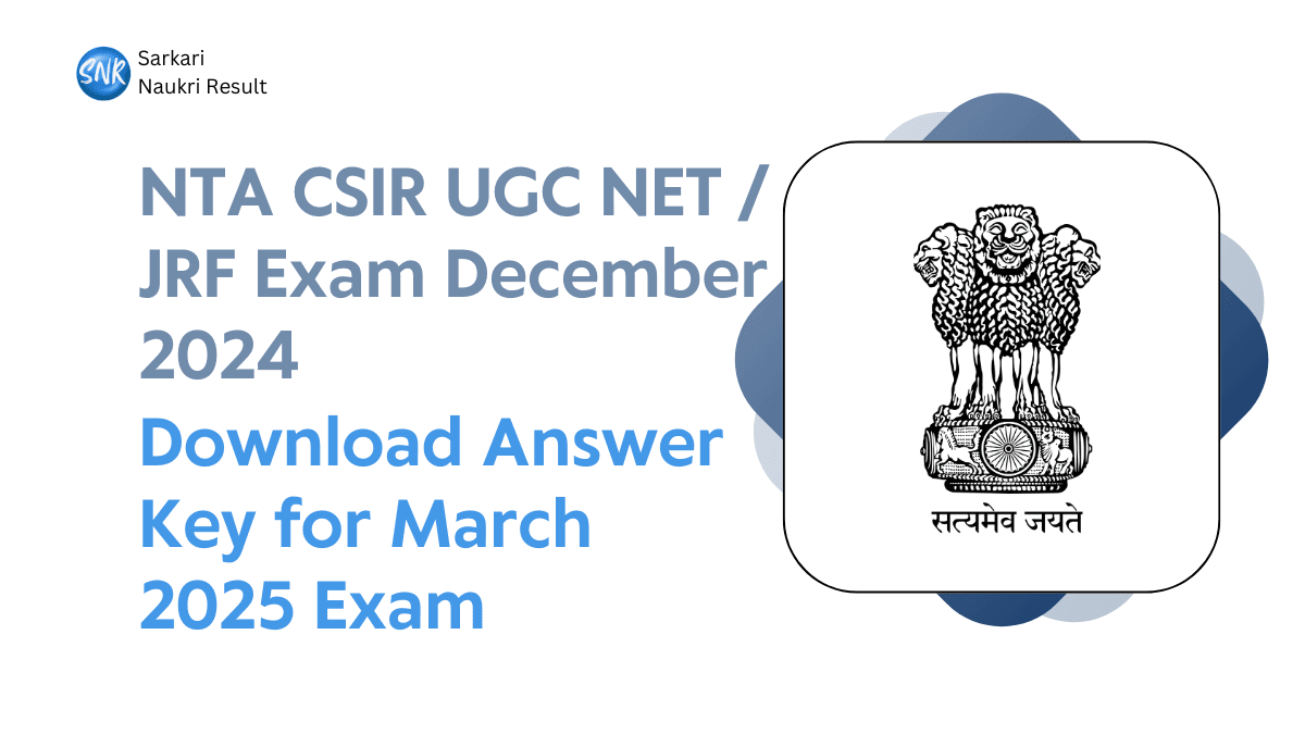 CSIR NET Answer Key 2025 Released Check & Boost Your Success Now 1 CSIR NET Answer Key 2025