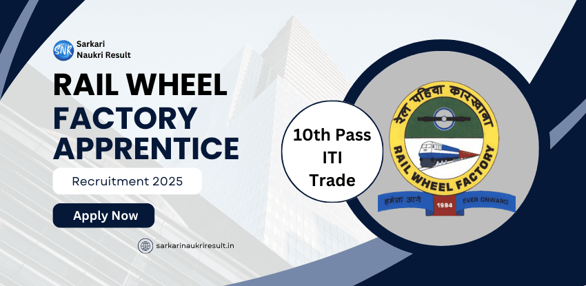 Rail Wheel Factory Recruitment 2025 Golden Opportunity for 192 Apprentice Posts Online Apply Now for a Bright Future 1 Rail Wheel Factory Recruitment 2025