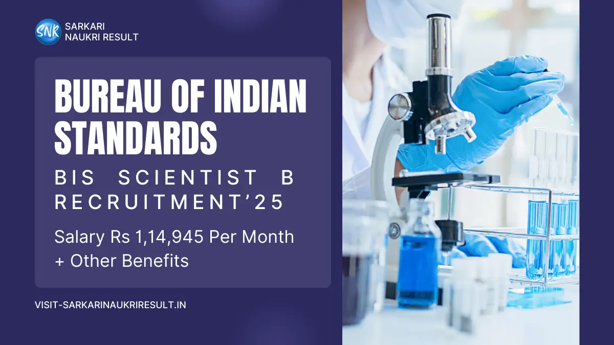 Online Apply Now For BIS Scientist B Recruitment 2025 1 BIS Scientist B Recruitment 2025