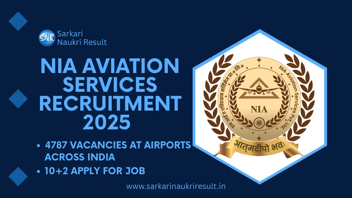 NIA CSA Recruitment 2025