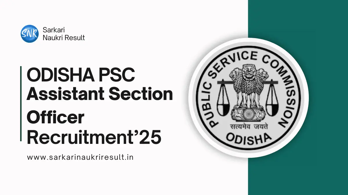 Group B Jobs in Odisha 2025 1 Group B Jobs in Odisha 2025