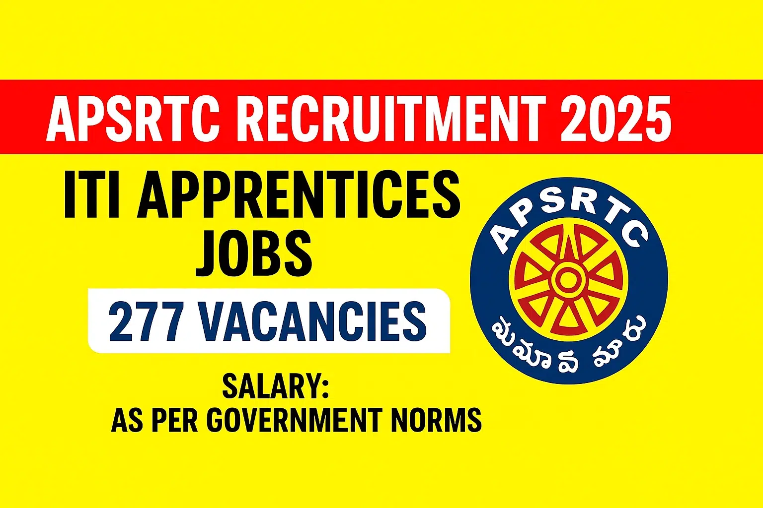 APSRTC Recruitment 2025
