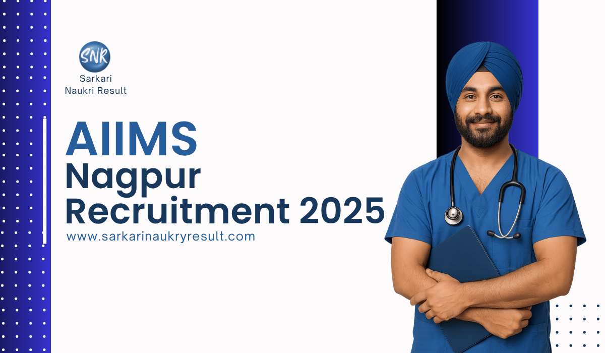 AIIMS Nagpur Senior Resident Vacancy 2025