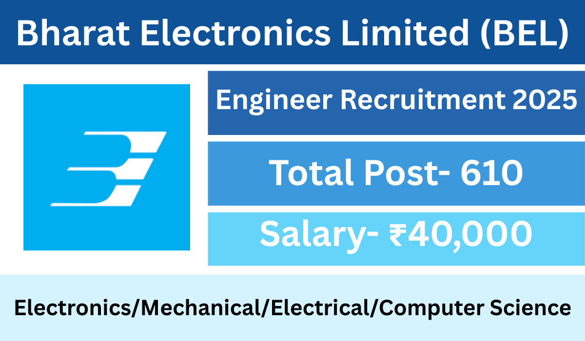 BEL Trainee Engineer Recruitment 2025