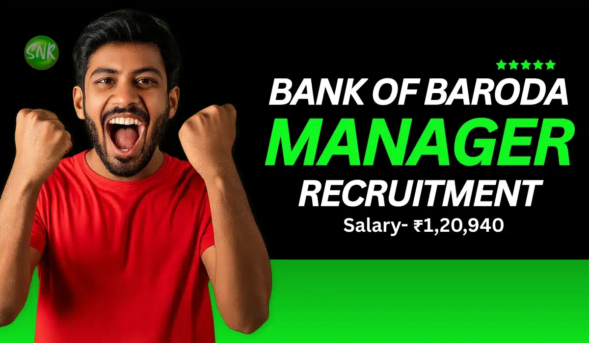Bank of Baroda Manager Recruitment 2025