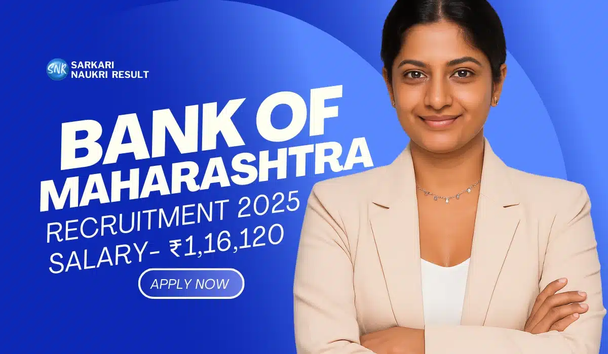 Bank of Maharashtra SO Recruitment 2025