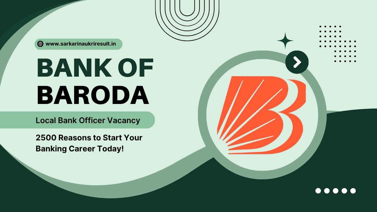 BoB Local Bank Officer Recruitment 2025