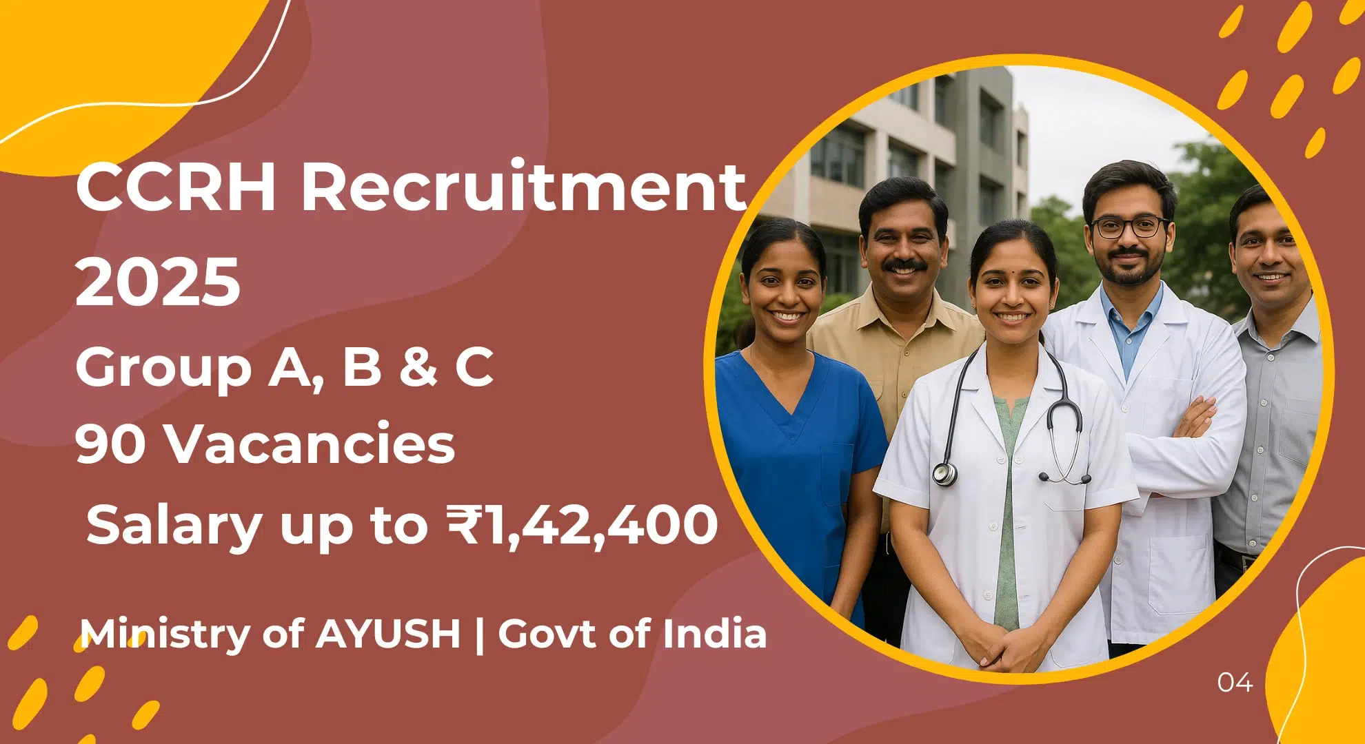 CCRH Recruitment 2025