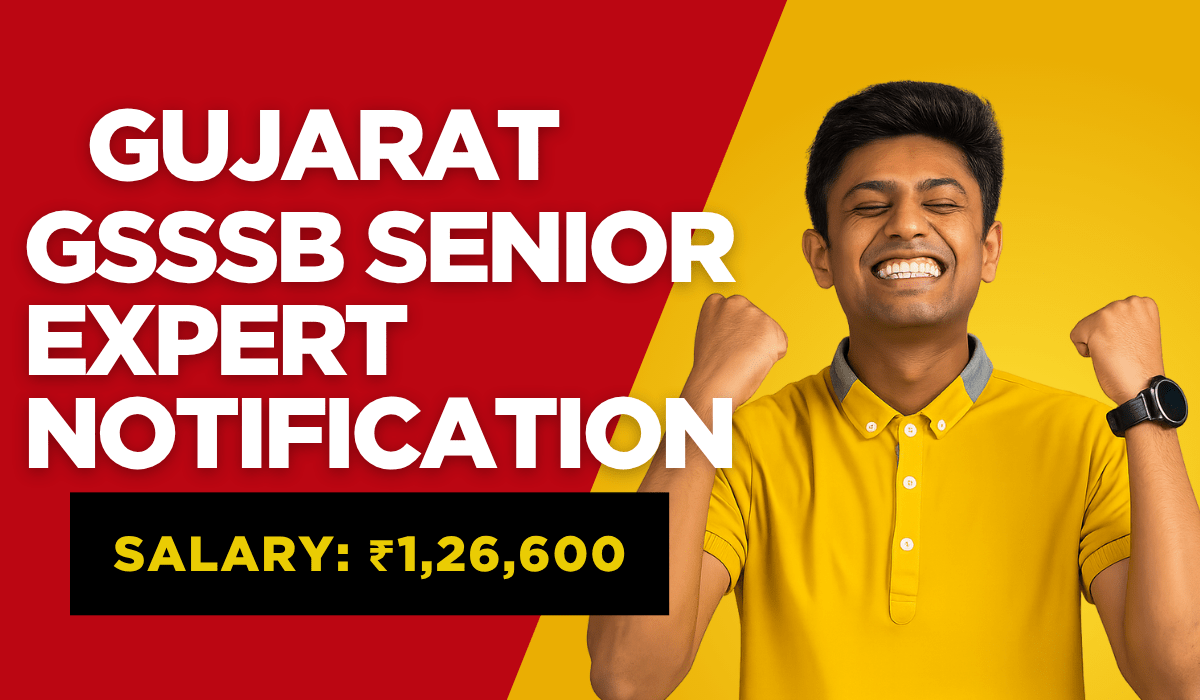 GSSSB Senior Expert Recruitment 2025
