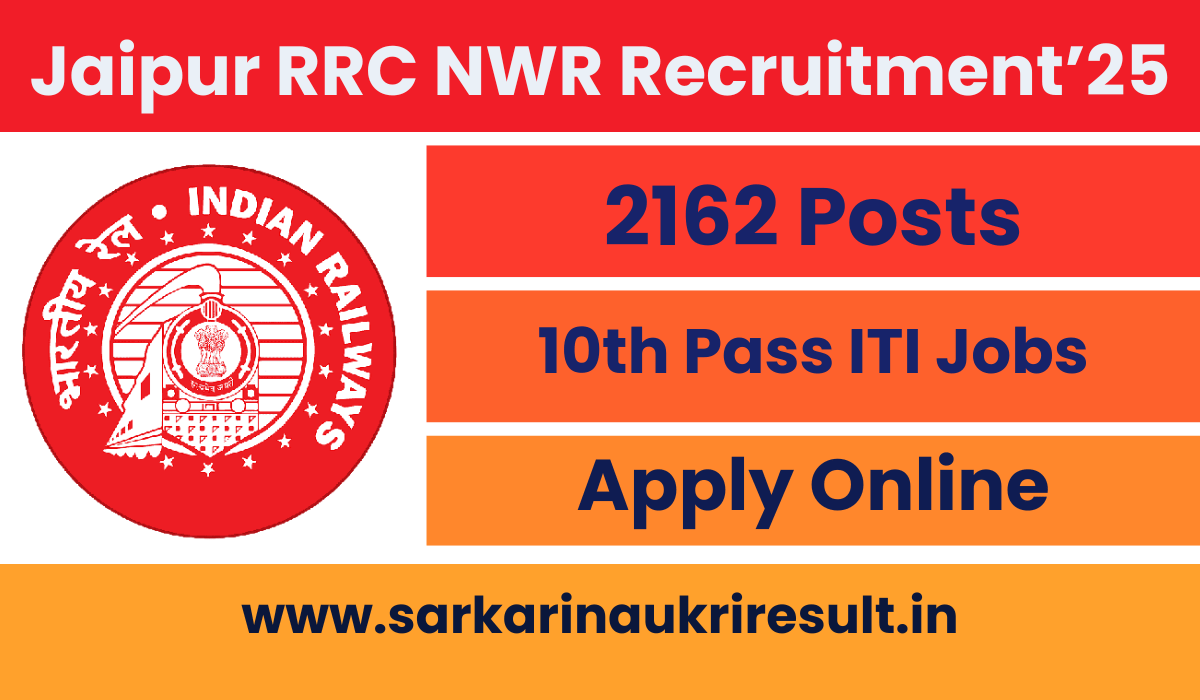 Jaipur RRC NWR Apprentice Recruitment 2025