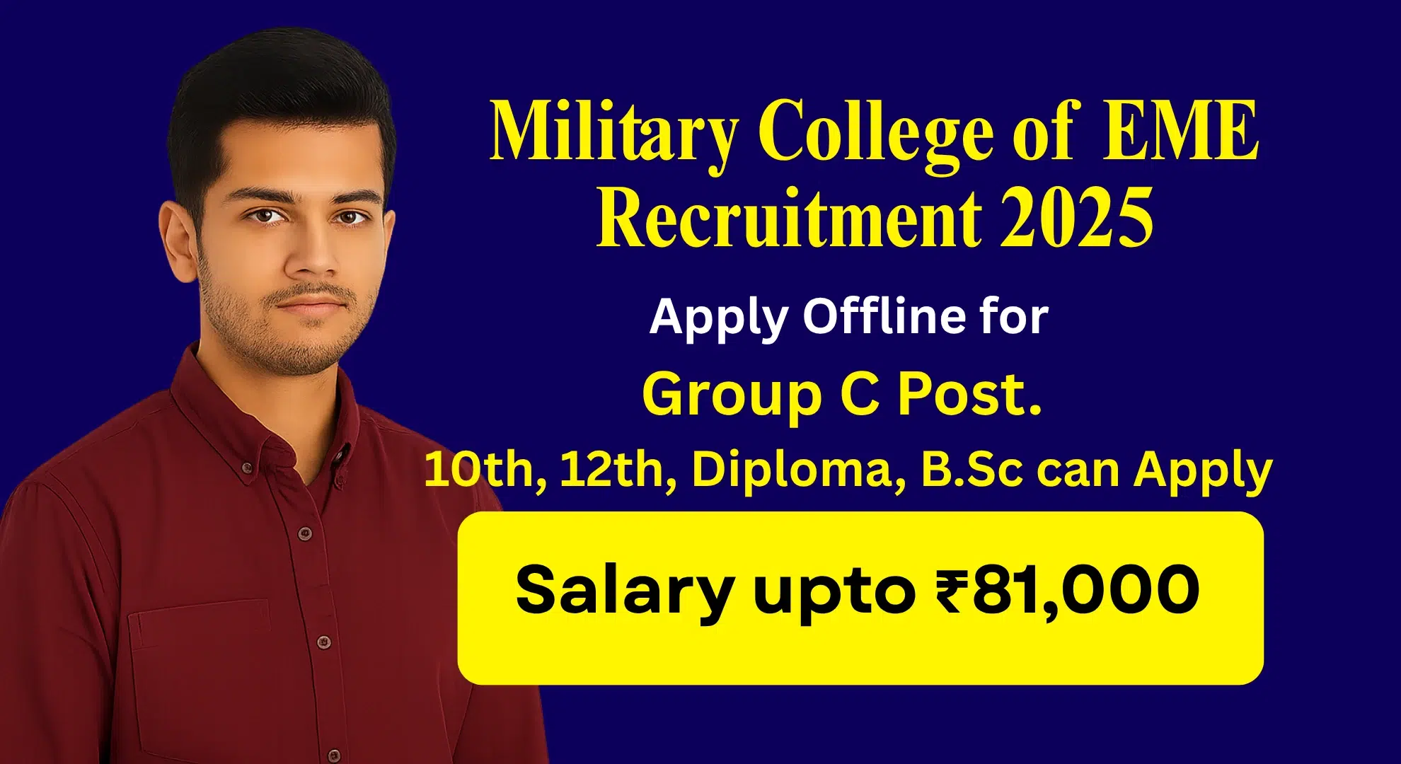 Military College of EME Jobs 2025