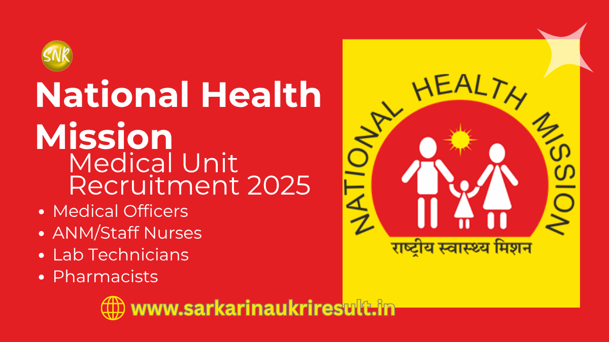 NHM Nashik Recruitment Notification 2025