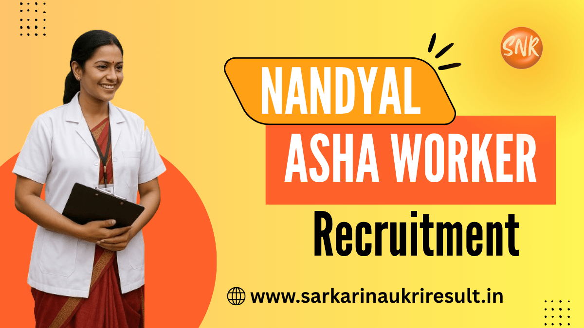 Nandyal ASHA worker recruitment 2025
