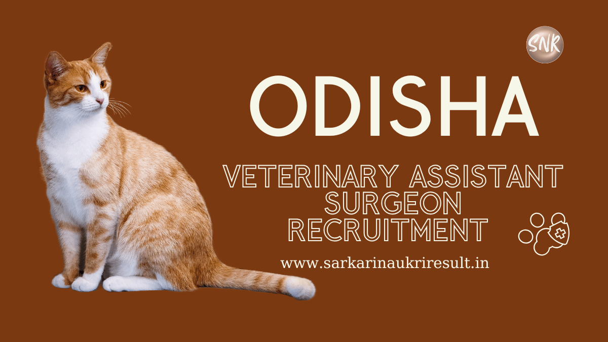 OPSC Veterinary Assistant Surgeon Job 2025