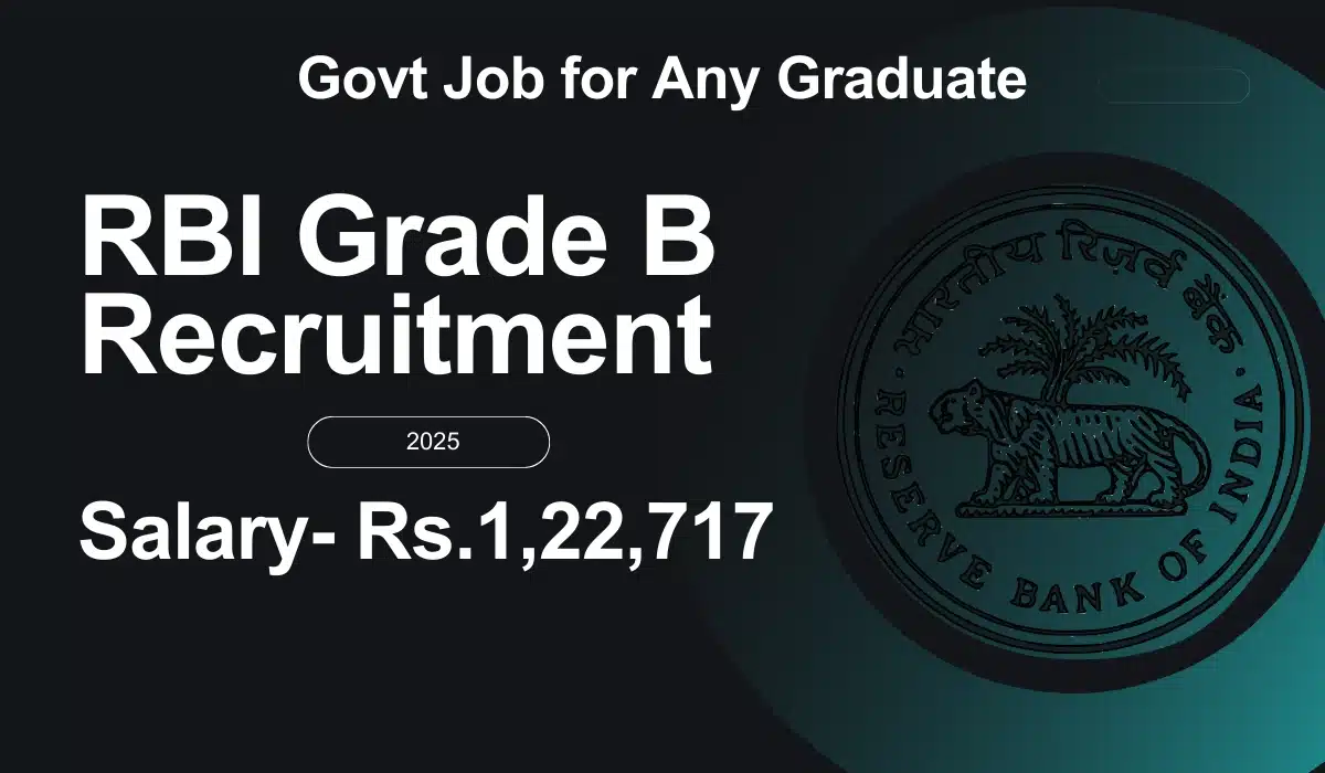 RBI Grade B Recruitment Notification 2025