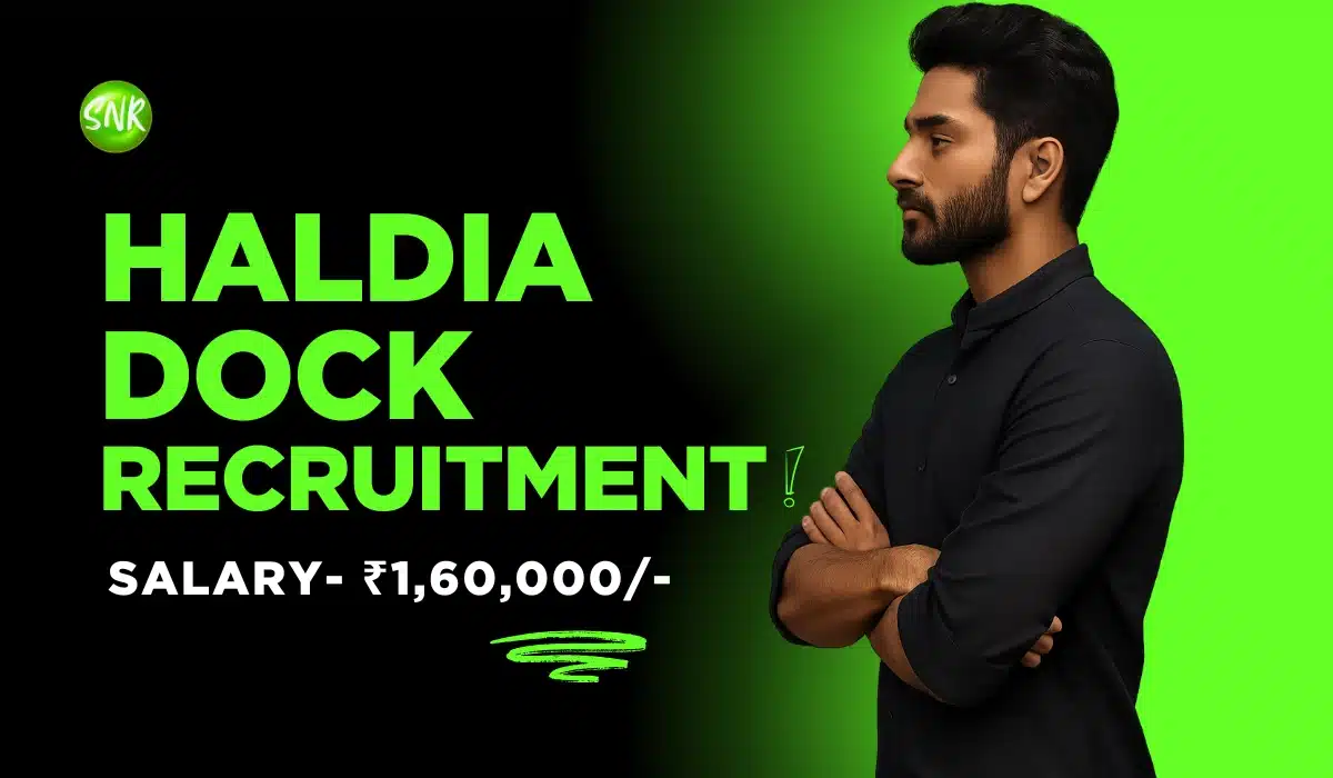 SMP Kolkata Class I Recruitment 2025