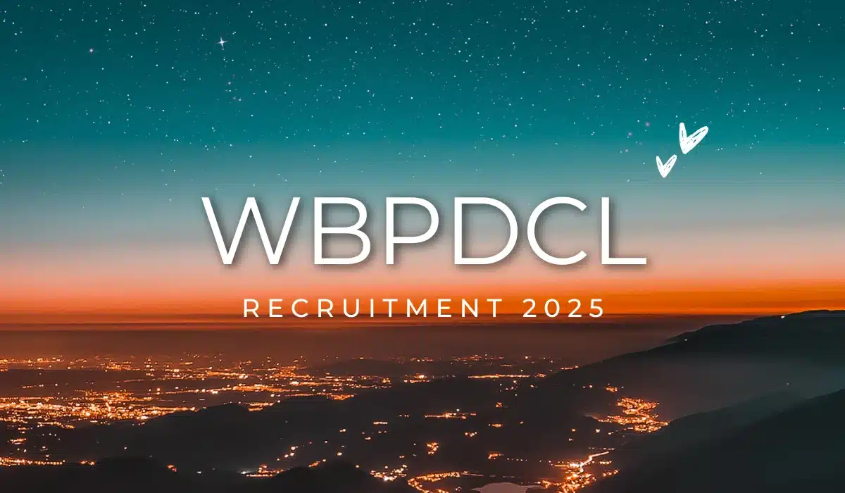 WBPDCL Recruitment 2025 Apply Online
